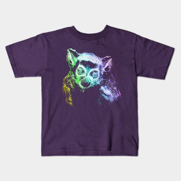 The Last Lemur Kids T-Shirt by madmonkey